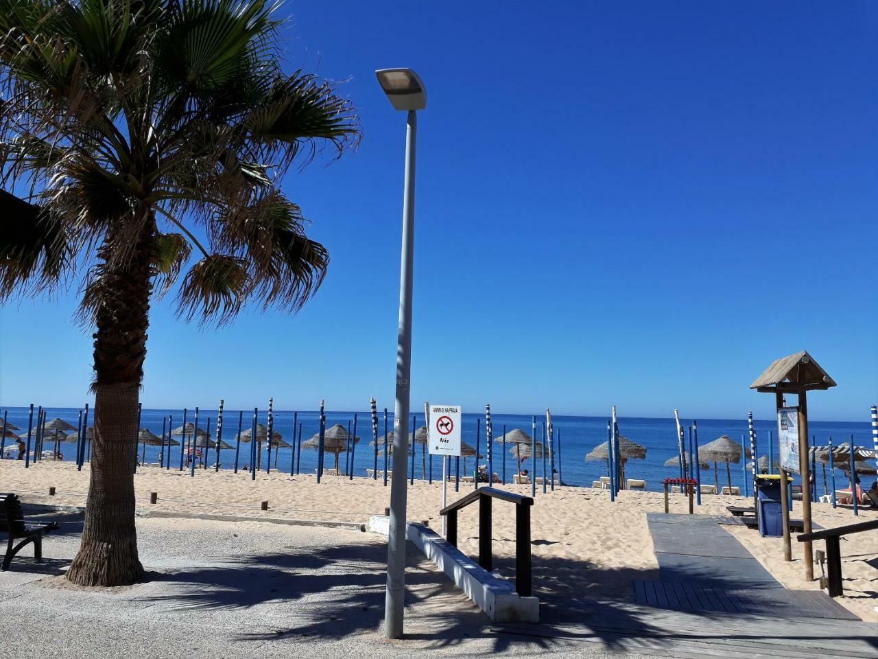Abmar- Por-Do-Sol, Vista Mar, Remodelado, Wifi, 80Mt Praia Quarteira Eksteriør bilde