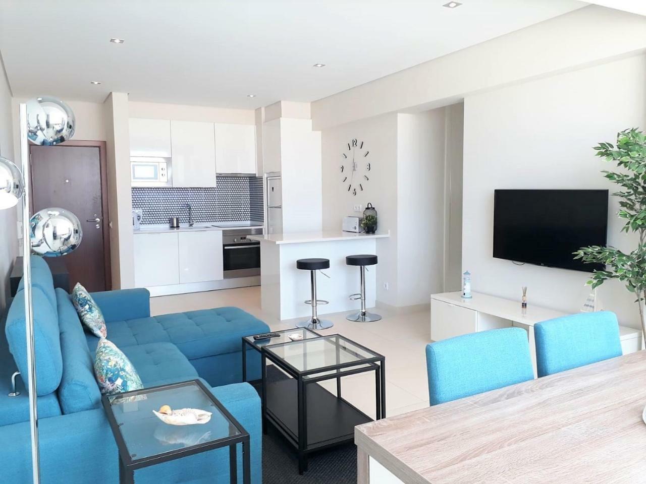 Abmar- Por-Do-Sol, Vista Mar, Remodelado, Wifi, 80Mt Praia Quarteira Eksteriør bilde